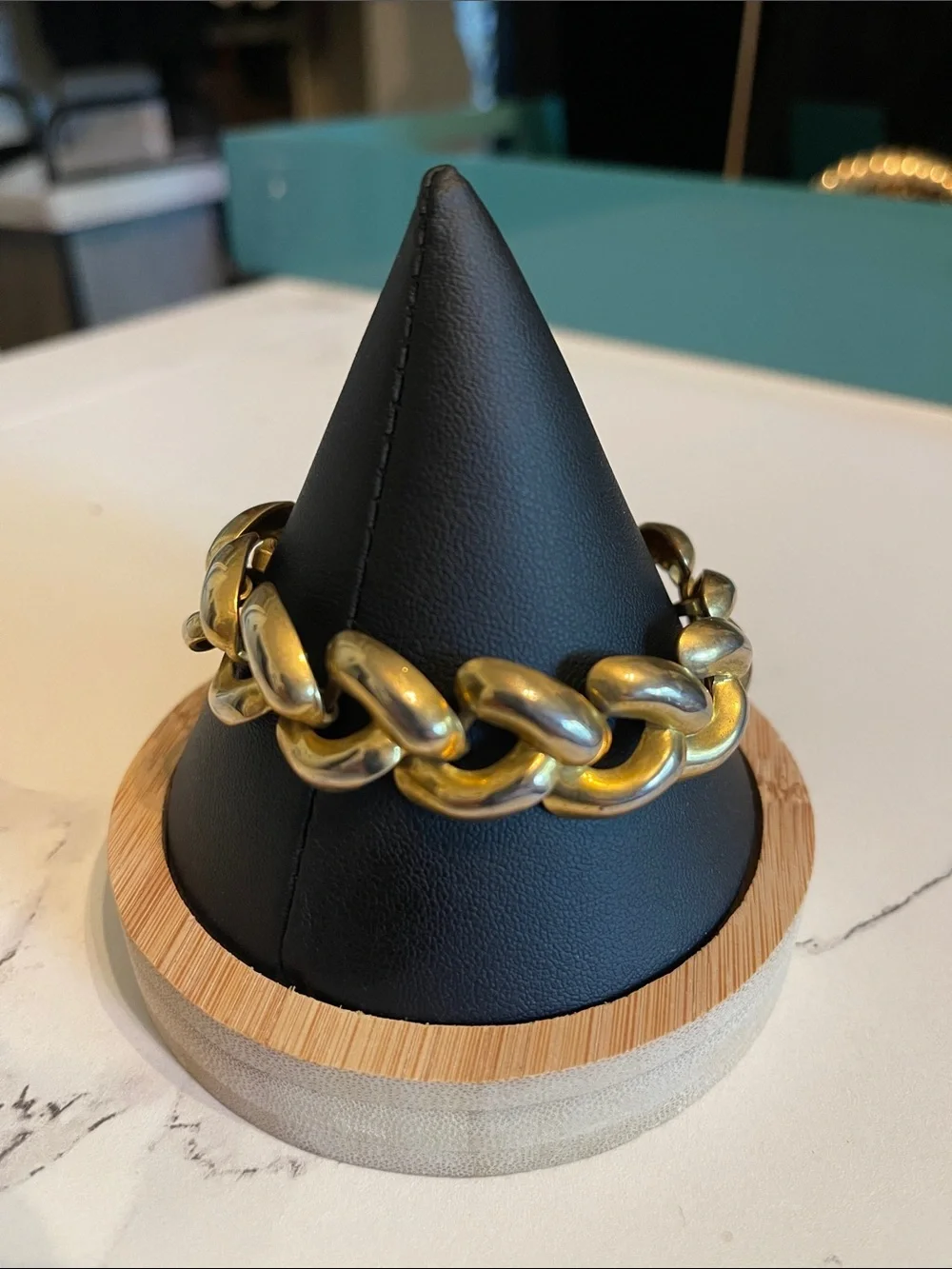 Gold tone Chain Link Bracelet - Women Accessories